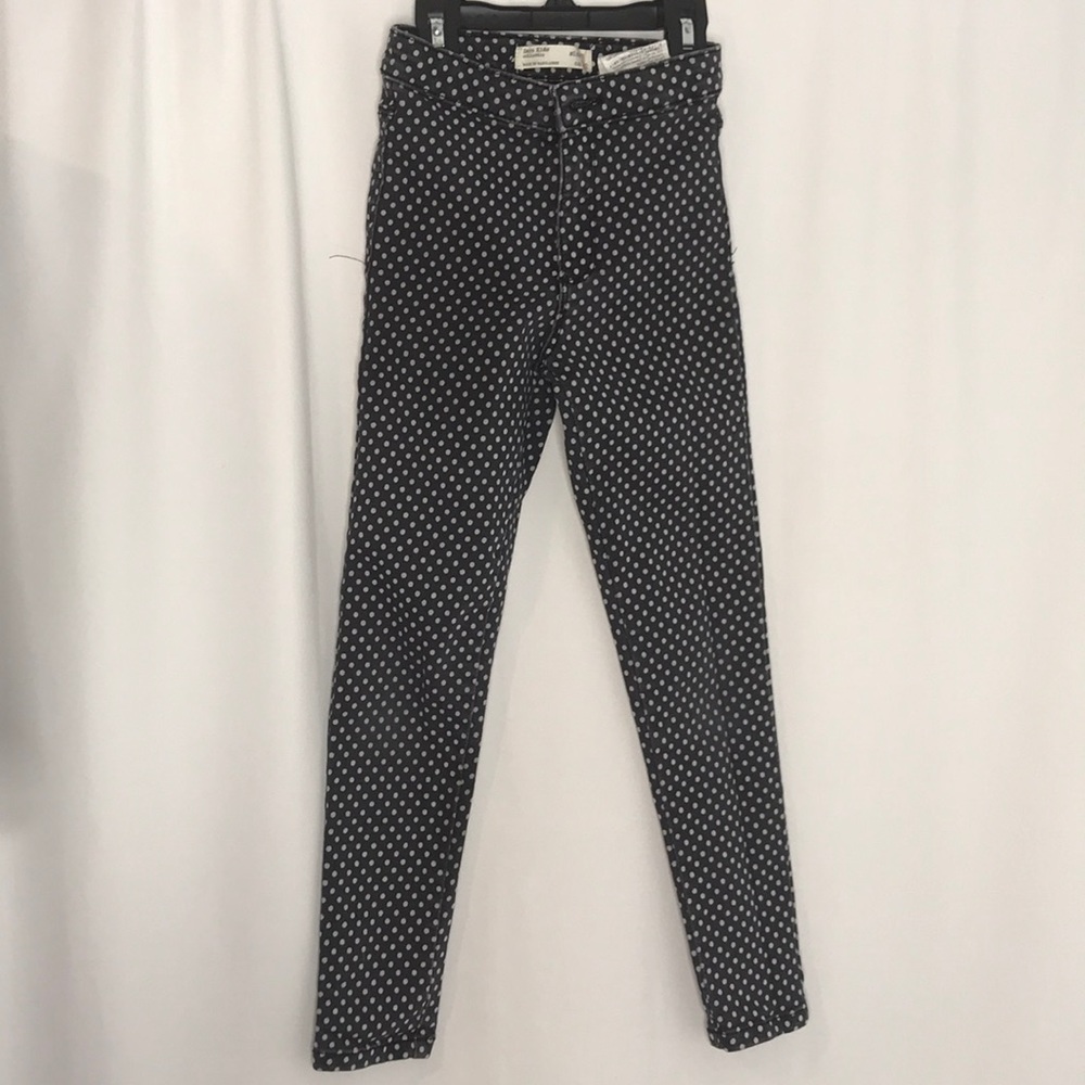 Zara Polka Dot Jeans Size 7